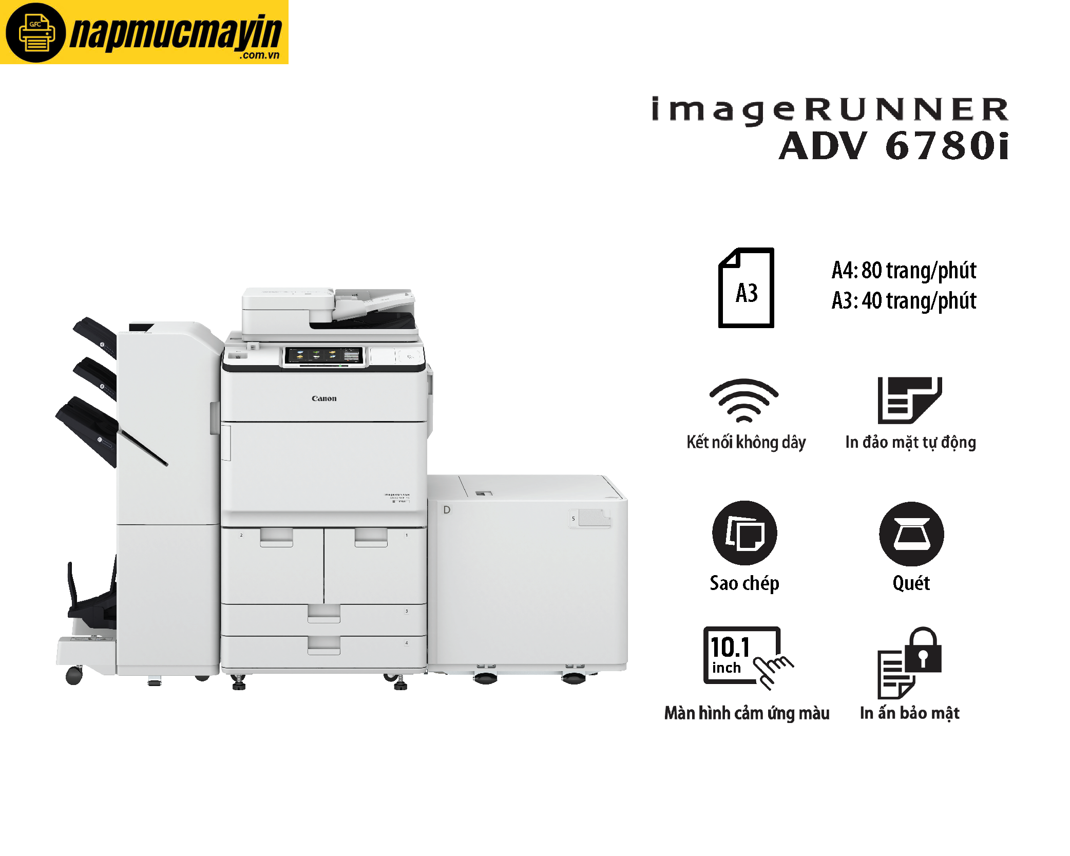 Máy photocopy Canon iR-ADV Dx 6780i (2)
